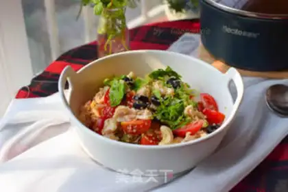 Make Quinoa chicken diet salad step 9