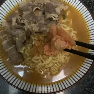 Make Spicy cabbage, bubbly noodles step 7
