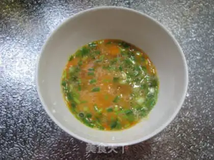 Make Shrimp fried eggs step 2