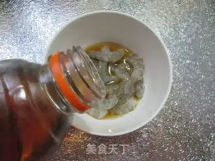Make Shrimp fried eggs step 3
