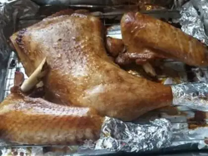 Make Honeyed turkey wings step 6