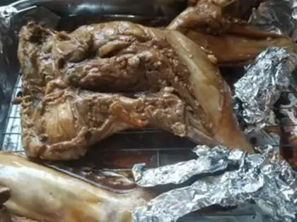 Make Honeyed turkey wings step 7