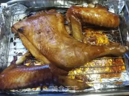 Make Honeyed turkey wings step 9
