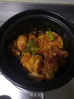 Make A chicken leg with a potato step 4