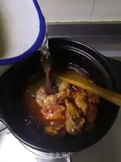 Make A chicken leg with a potato step 5