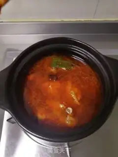 Make A chicken leg with a potato step 6