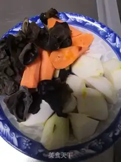 Make A chicken leg with a potato step 8