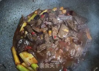 Make Soy sauce and duck blood step 5