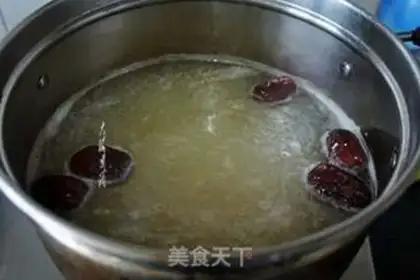 Make Red-tree porridge step 2