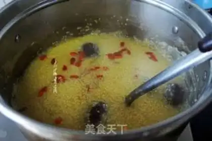 Make Red-tree porridge step 4