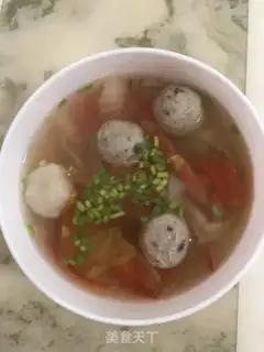 Make Tomato meatball soup step 4