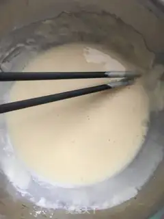 Make Egg sesame pancakes step 2