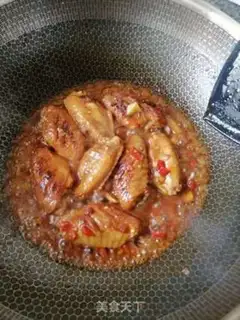 Make Red chicken wings step 4