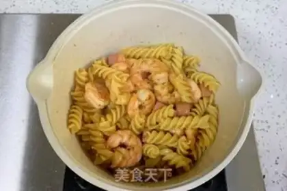 Make Shrimp pasta salad step 7