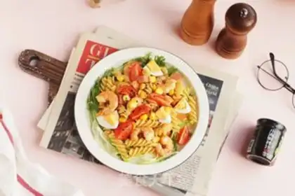 Make Shrimp pasta salad step 8