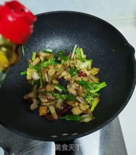 Make Garlic sprouts step 8