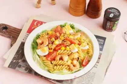 Make Shrimp pasta salad step 9