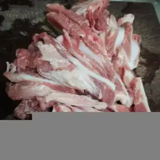Make Clear the veggie bones step 1