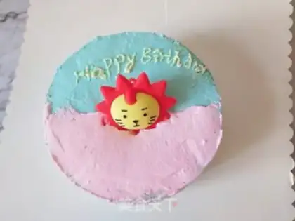 Make Six-inch cream cake step 23