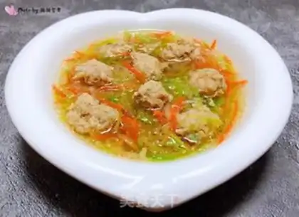 Make Carrot meatball soup step 10