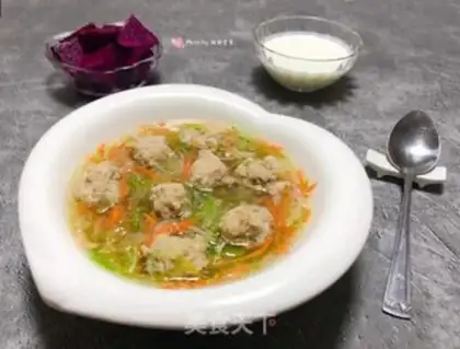 Make Carrot meatball soup step 12