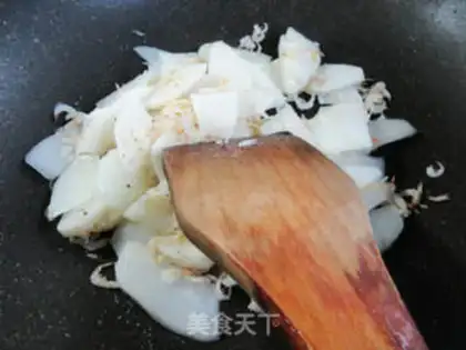 Make Shrimp skin with white Buddha handmeat step 6