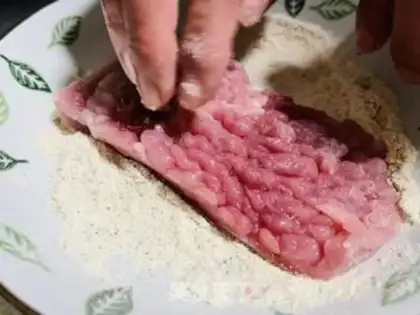 Make Fried pig ridge step 3