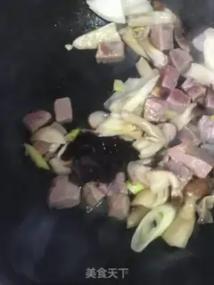 Make Puffy mushroom beef step 5