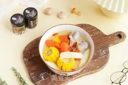 Make Corn carrot bone soup step 8