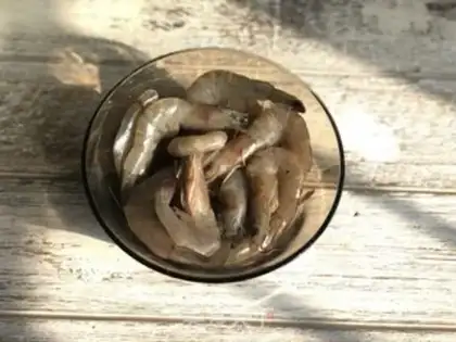 Make Shrimp quick eggplant step 0