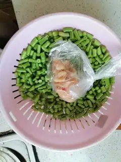 Make Chicken fried beans step 0