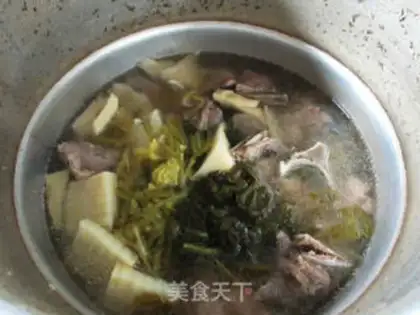Make Pickles and meat soup step 8