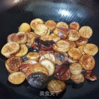 Make Red chicken leg mushrooms step 7