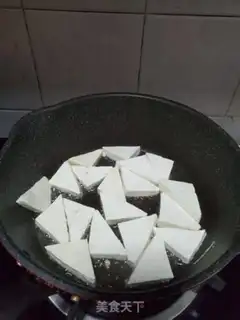Make Tofu roasted duck blood step 1
