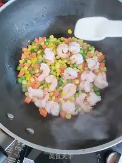 Make Shrimp fried corn step 7