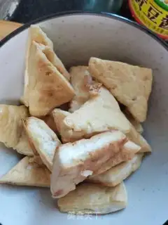 Make Tofu roasted duck blood step 3