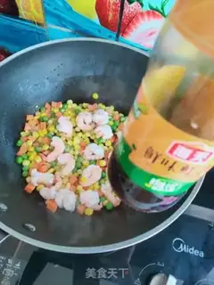Make Shrimp fried corn step 8