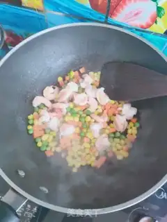 Make Shrimp fried corn step 9