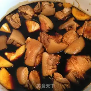 Make Pork feet, sweet curd eggs step 5