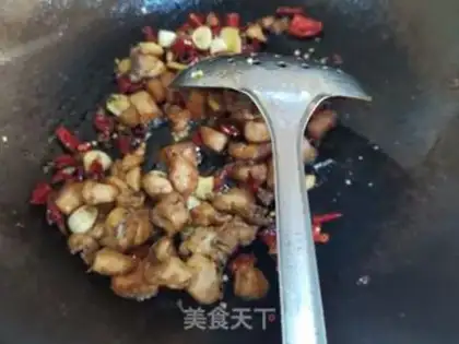 Make Potato chicken step 8