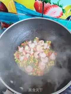 Make Shrimp fried corn step 11