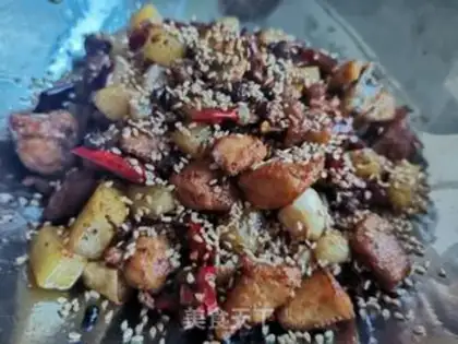 Make Potato chicken step 11