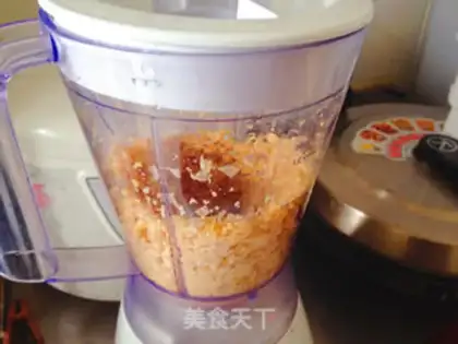 Make Blow up carrot balls step 2