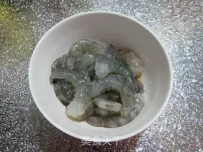Make Three-colour shrimp step 2