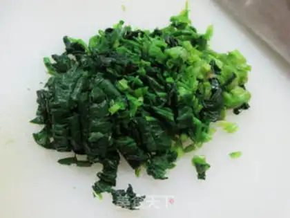Make Little pecan spinach step 3
