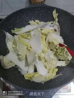 Make Gold-cream mushroom veggie step 3