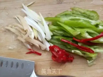 Make Green peppers, sheep