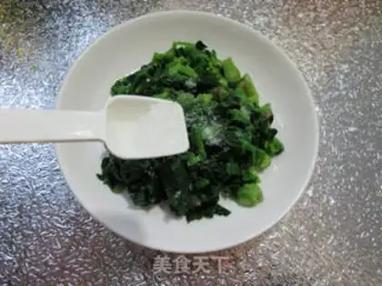 Make Little pecan spinach step 5