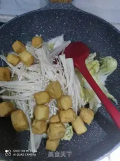 Make Gold-cream mushroom veggie step 5