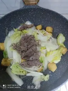 Make Gold-cream mushroom veggie step 7